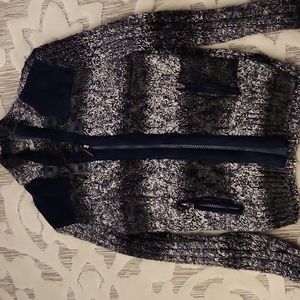 Leif Nelson mens zipper heavy sweater